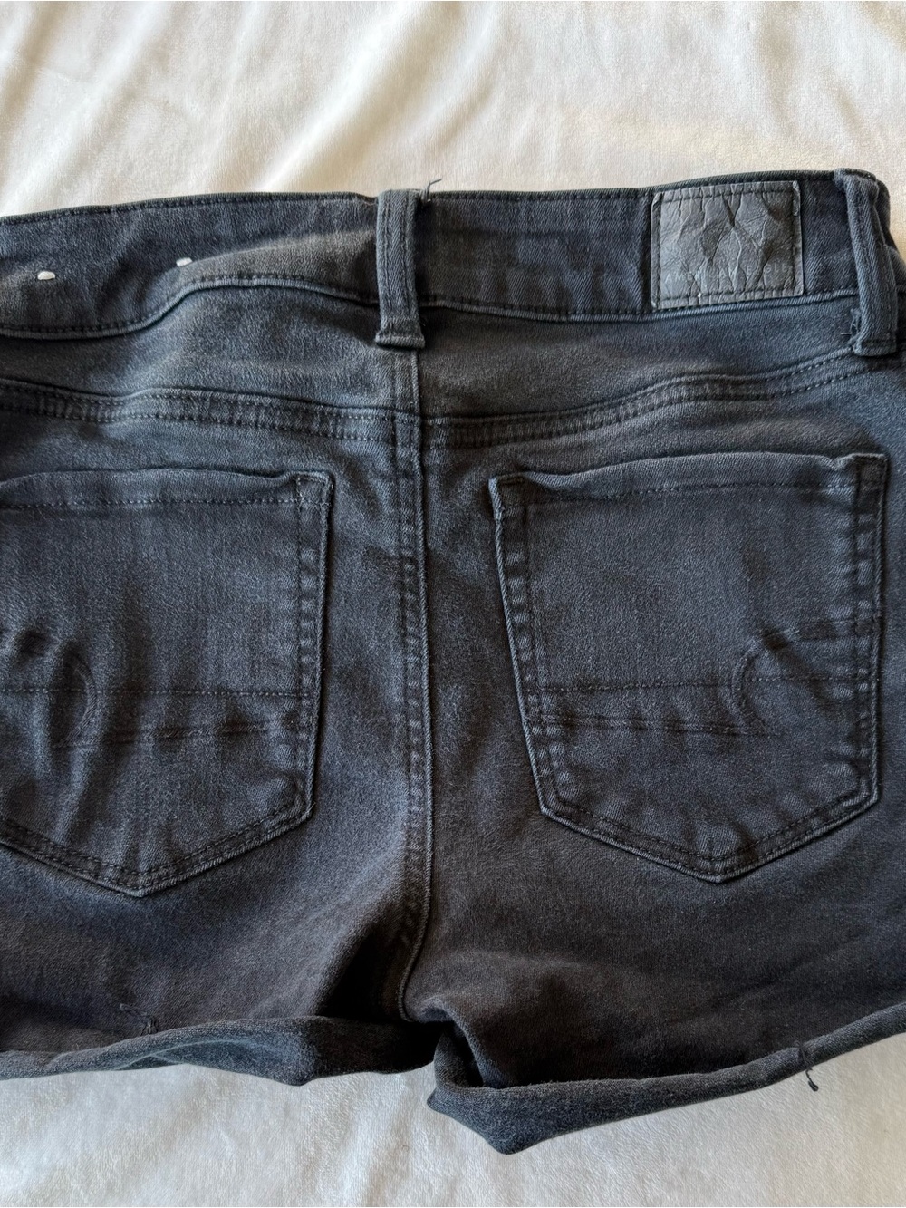American Eagle Outfitters Black Denim Jean Shorts - Picture 2 of 5